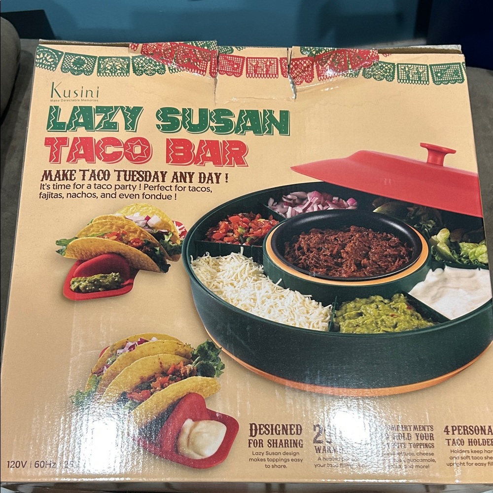 Lazy Susan taco bar